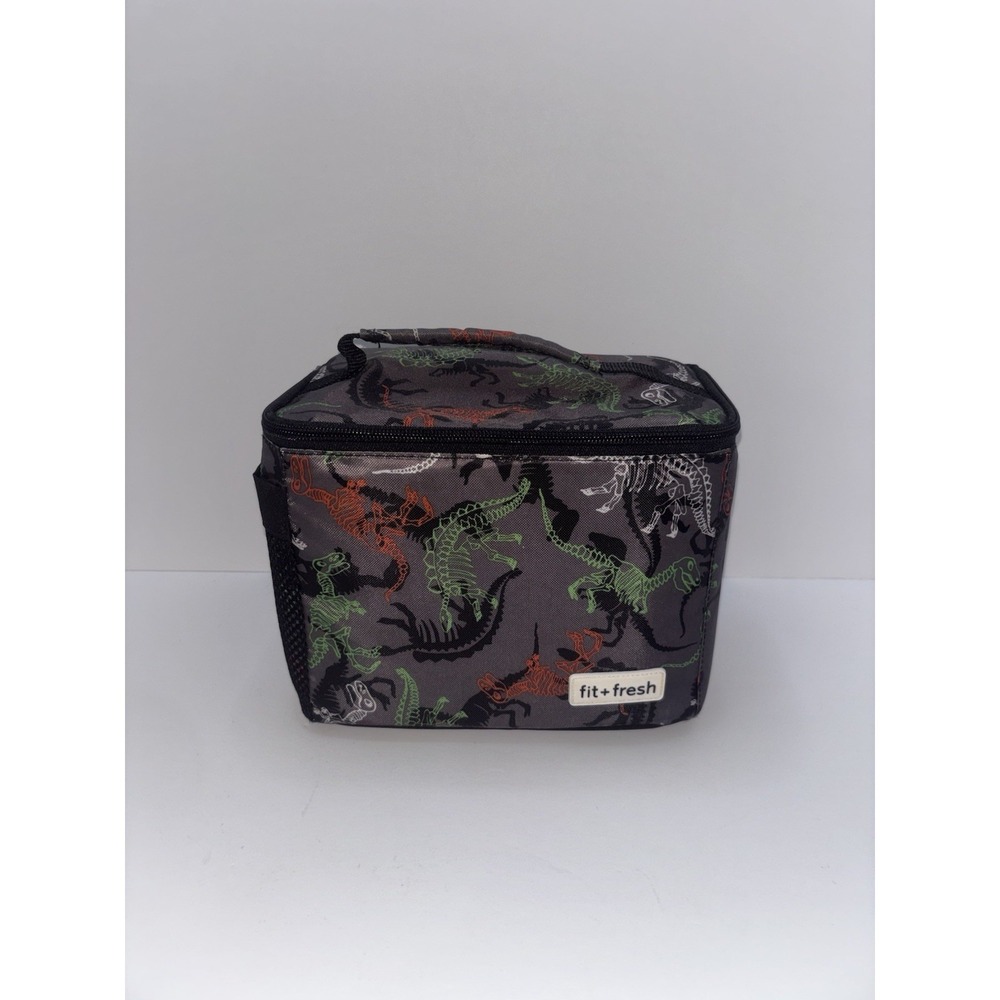 Boys‎ DINOSAURS Fit + Fresh insulated lunch bag With Top Handle New W/out Tag